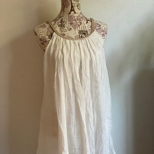 White and gold dress